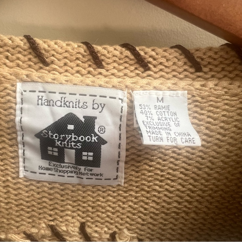 Storybook Knits  Aztec western embroidered sweater M - Picture 8 of 8